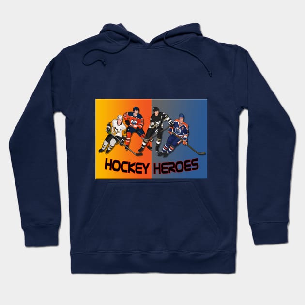 Hockey heroes Hoodie by lytebound